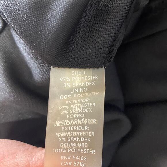 NWT CALVIN KLEIN DRESS 20W BLACK GOLD SEQUINS VELVET HOLIDAYS FESTIVE - Picture 5 of 15